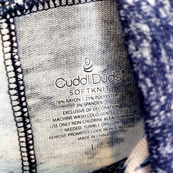 Cuddl Duds Comfortwear Cowl Neck Long Sleeve Tunic - Picture 3 of 9